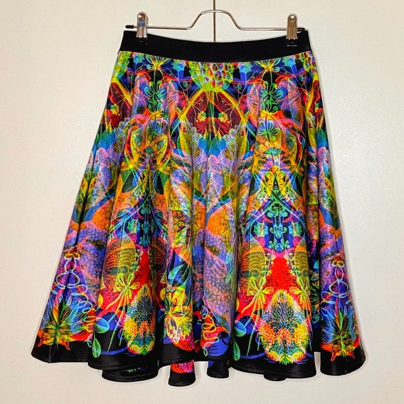 Vibrant Neoprene Circle Skirt - Picture 2 of 2